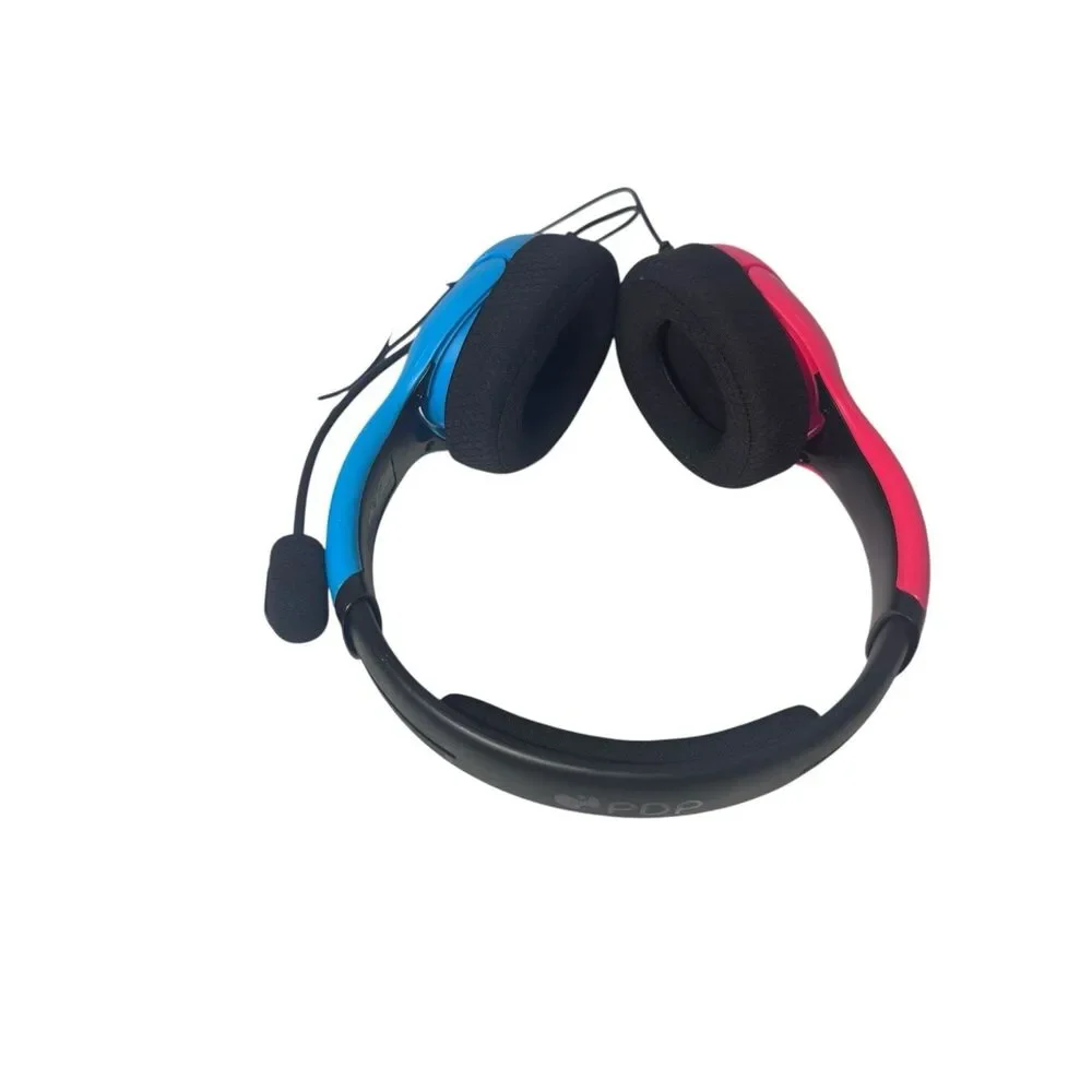 PDP Airlite Wired Headset For Nintendo Switch Red Blue Fast Shipping